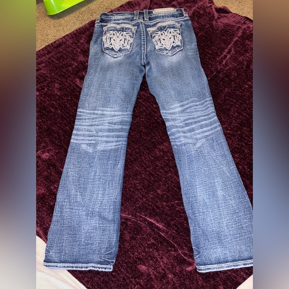 #111 True Religion Light Blue Denim Jeans - Picture 4 of 14